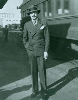 Black & White Photograph of Dashiell Hammett. Promotional material for the PBS Documentary, The C...