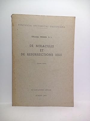 Image du vendeur pour De miraculis et de resurrectione Iesu mis en vente par Librera Miguel Miranda