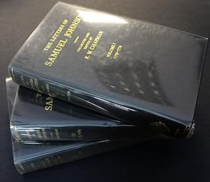 Seller image for The Letters of Samuel Johnson with Mrs. Thrale's genuine letters to him. 3 volumes. for sale by Bristow & Garland