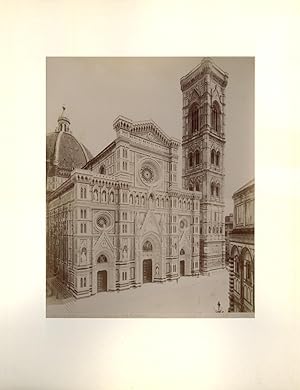 Bild des Verkufers fr Florenz. Facciata della Cattedrale: Prof. De Fabris. (Und) Ratto di una Sabiena: Gian Bologna (Statue im Museum). 2 Orig.-Photos. zum Verkauf von Antiquariat Les-art