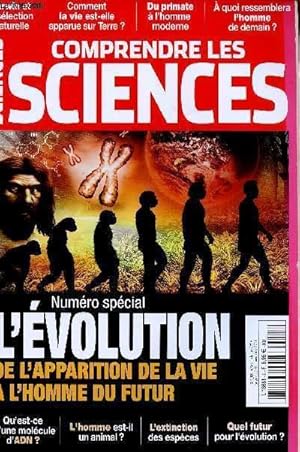 Image du vendeur pour COMPRENDRE LES SCIENCES - N SPECIEL - L'EVOLUTION : DE L'APPARITION DE LA VIE A L'HOMME DU FUTUR : Qu'est-ce qu'une molcule d'ADN ? / L'homme est-il un animal ? / L'extinction des espces / Quel futur pour l'evolution ?,etc mis en vente par Le-Livre