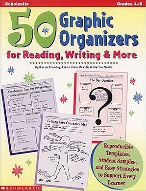 Imagen del vendedor de 50 Graphic Organizers for Reading, Writing and More (Paperback or Softback) a la venta por BargainBookStores