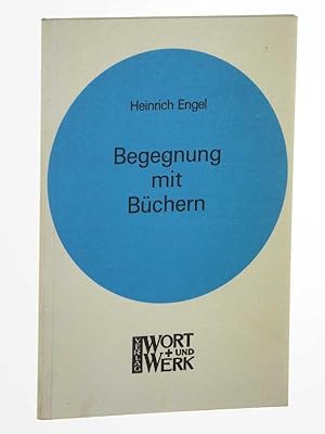 Bild des Verkufers fr Begegnung mit Bchern. zum Verkauf von Antiquariat Lehmann-Dronke