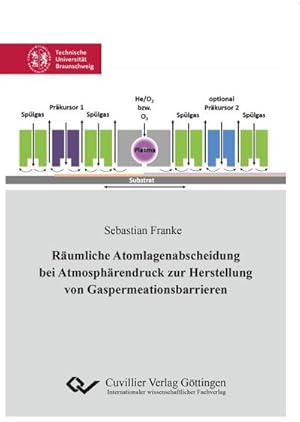 Imagen del vendedor de Rumliche Atomlagenabscheidung bei Atmosphrendruck zur Herstellung von Gaspermeationsbarrieren a la venta por AHA-BUCH GmbH