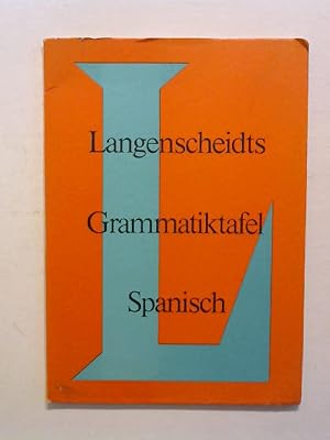 Langenscheidts Grammatiktafel Spanisch