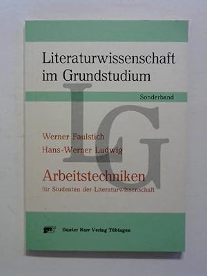 Seller image for Arbeitstechniken fr Studenten der Literaturwissenschaft. for sale by Buecherhof