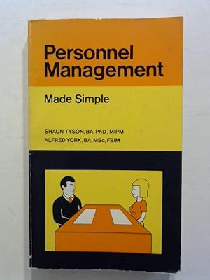 Imagen del vendedor de Personnel Management - Made Simple. a la venta por Buecherhof
