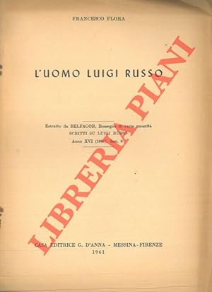 Bild des Verkufers fr L'uomo Luigi Russo. zum Verkauf von Libreria Piani