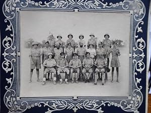 Royal Engineer Officers in India, Vintage Photographic Portrait