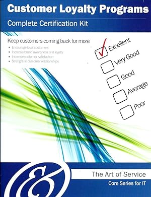 Bild des Verkufers fr Customer Loyalty Programs Complete Certification Kit - Core Series for IT zum Verkauf von Leserstrahl  (Preise inkl. MwSt.)