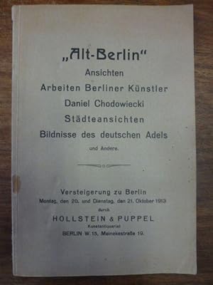 Sammlung seltener Ansichten von Berlin und Umgebung - Graphische Arbeiten Berliner Künstler darun...