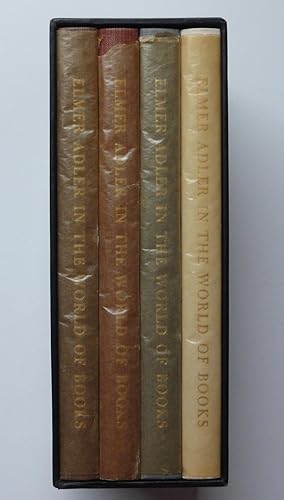 Elmer Adler in the World of Books [boxed set of four different imprints]