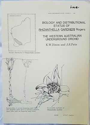 Biology and Distributional Status of Rhizanthella Gardneri Rogers - The Western Australian Underg...