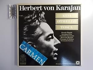 Image du vendeur pour Aida, Othello, Tosca : Arien und Szenen / Bizet : Carmen (Auszge) [Vinyl, 4 LP-Box-Set, J 511]. mis en vente par Druckwaren Antiquariat