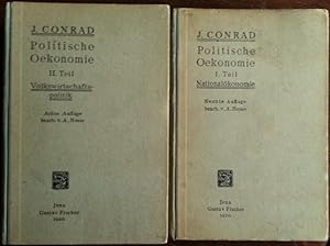 Bild des Verkufers fr Grundri zum Studium der politischen konomie. Zwei Bnde. Erster Teil: Nationalkonomie. Zweiter Teil: Volkswirtschaftspolitik. zum Verkauf von buch-radel