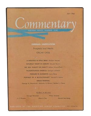 Commentary: Vol. 40, No. 1 (July 1965)