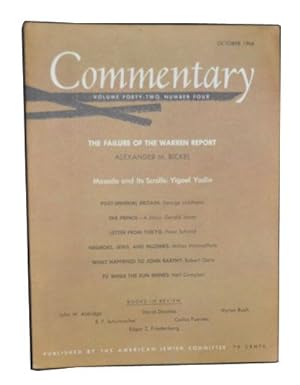 Commentary: Vol. 42, No. 4 (October 1966)