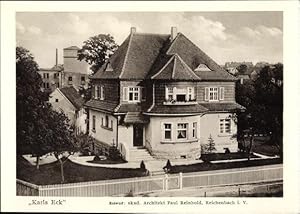 Bild des Verkufers fr Ansichtskarte / Postkarte Reichenbach im Vogtland, Blick auf die Villa Karls Eck, Architekt Paul Reinhold zum Verkauf von akpool GmbH