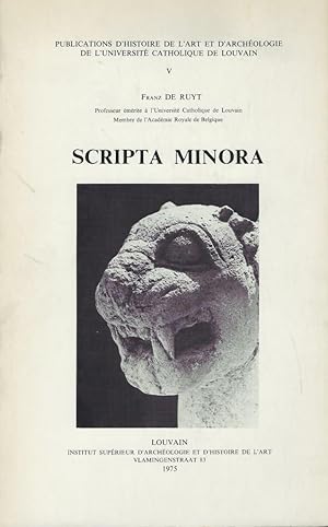 Image du vendeur pour Scripta Minora mis en vente par Librairie Archaion