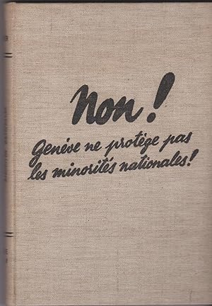 Non Genève ne protège pas les minorités nationales