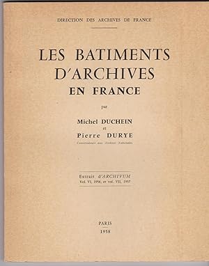 Les bâtiments d'archives départementales en France