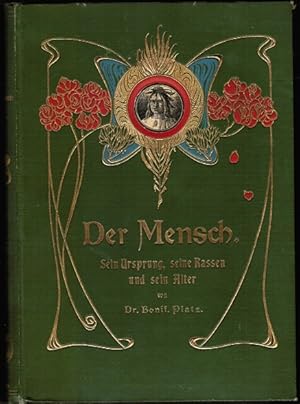 Imagen del vendedor de Der Mensch. Sein Ursprung, seine Rassen und sein Alter. Mit 400 Illustrationen a la venta por Schrmann und Kiewning GbR