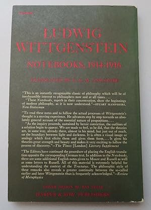 Ludwig Wittgenstein Notebooks, 1914-1916