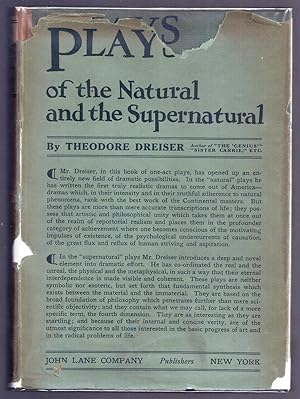PLAYS OF THE NATURAL AND THE SUPERNATURAL