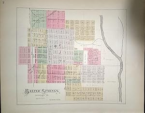[Map] Baxter Springs (of Cherokee County, Kansas)[ backed with] Galena, Scammonville, Corlin, Emp...