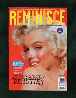 Reminisce - August - September, 2017. Marilyn Monroe Cover; Silver Screen Beauties; 1964 Time Cap...