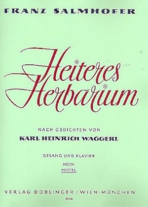 Image du vendeur pour Heiteres Herbarium fr mittlereSingstimme und Klavier (dt) mis en vente par AHA-BUCH GmbH