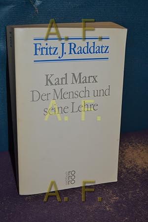 Bild des Verkufers fr Karl Marx : d. Mensch u. seine Lehre. Rororo , 8324 : rororo-Sachbuch zum Verkauf von Antiquarische Fundgrube e.U.