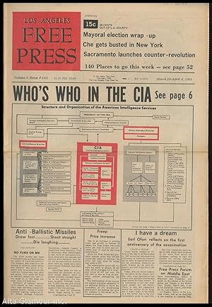 LOS ANGELES FREE PRESS; Who's Who In The CIA [Headline] Vol. 06, No. 13 (Issue 245) March 28-April 4