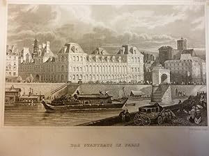 Orig. Stahlstich - Paris - Das Stadthaus in Paris. E. Metzeroth,