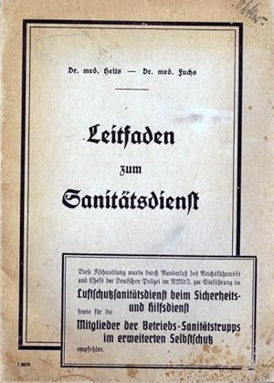Image du vendeur pour Leitfaden zum Sanittsdienst (Oktober 1941) mis en vente par ANTIQUARIAT H. EPPLER