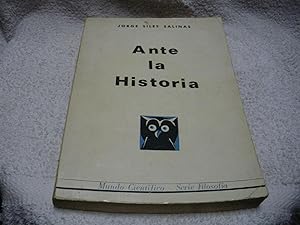 Imagen del vendedor de ANTE LA HISTORIA a la venta por Vrtigo Libros