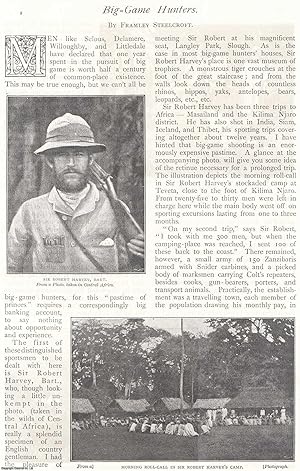 Image du vendeur pour Sir Robert Harvey & Mrs. Turner-Turner : Big Game Hunters. An uncommon original article from The Strand Magazine, 1896. mis en vente par Cosmo Books