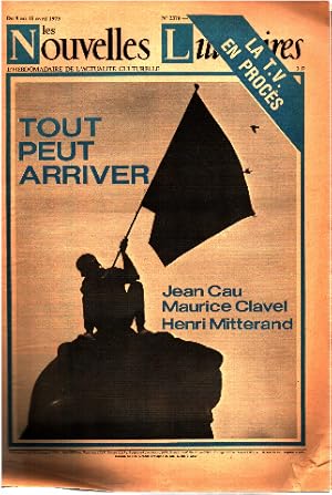 Les nouvelles litteraires n° 2376/ jean cau -maurice clavel - henri mitterand