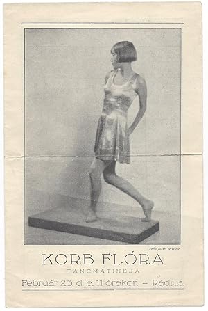 [Dance Performance Program.] Korb Flóra táncmatinéja