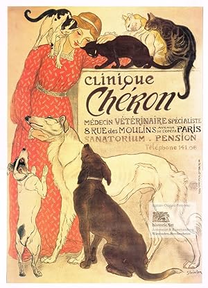 Clinique Chéron. Médicin Vétérinaire Spécialiste. Sanatorium. Pension. Paris. Großer Reprint des ...