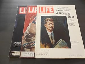 3 Iss Life Nov 5,12,19 1965 JFK's 1000 Days; John Lindsay; Blackout