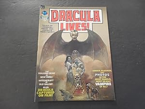Dracula Lives! #1 1973 Bronze Age BW Marvel Magazine Walking Dead