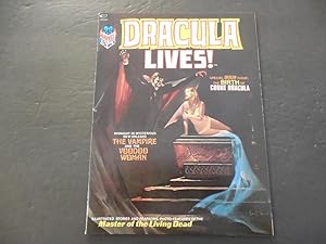 Dracula Lives! #2 1973 Bronze Age BW Marvel Magazine Living Dead
