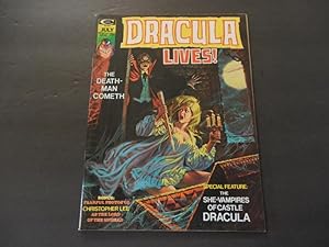 Dracula Lives! #7 Jul 1974 Bronze Age BW Marvel Mag Christopher Lee