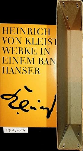 Werke in einem Band. (= Hanser-Klassiker-Volksausgaben 4. Band ).