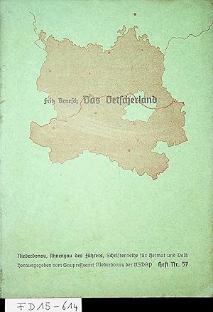 Bild des Verkufers fr Das Oetscherland. (=Niederdonau, Ahnengau des Fhrers : Schriftenreihe fr Heimat und Volk ;Nr: 57) zum Verkauf von ANTIQUARIAT.WIEN Fine Books & Prints