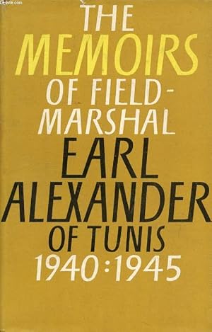 Image du vendeur pour THE ALEXANDER MEMOIRS, 1940-1945 mis en vente par Le-Livre