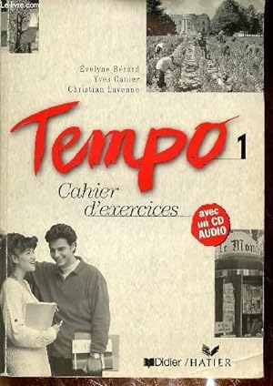 Image du vendeur pour TEMPO 1 - CAHIER D'EXECICES - SANS LE CD AUDIO mis en vente par Le-Livre