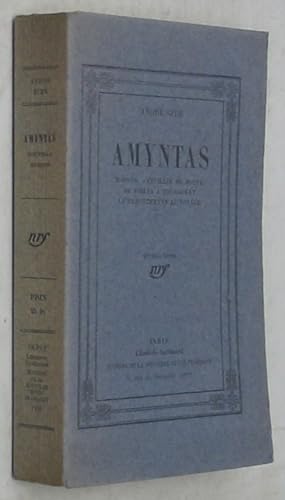 Amyntas (Nouvelle Edition)