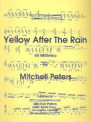 Bild des Verkufers fr Yellow after the Rainfor marimba zum Verkauf von AHA-BUCH GmbH